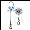 Single Leg Wire Rope Slings - Eye And Eye Hook 6X25 IWRC